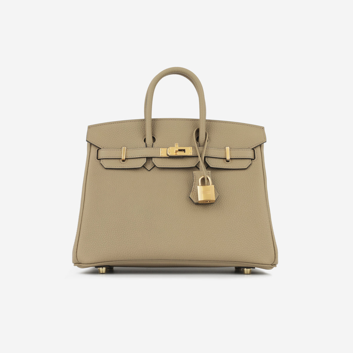 Hermès Hermès Birkin 25 in Beige Marfa - Castel Clothing