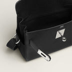 Hermès Kelly Messenger Bag Noir Togo in Noir - Castel Clothing