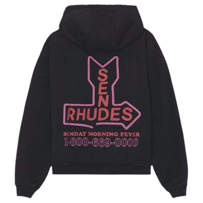 RHUDE Send Hoodie Black