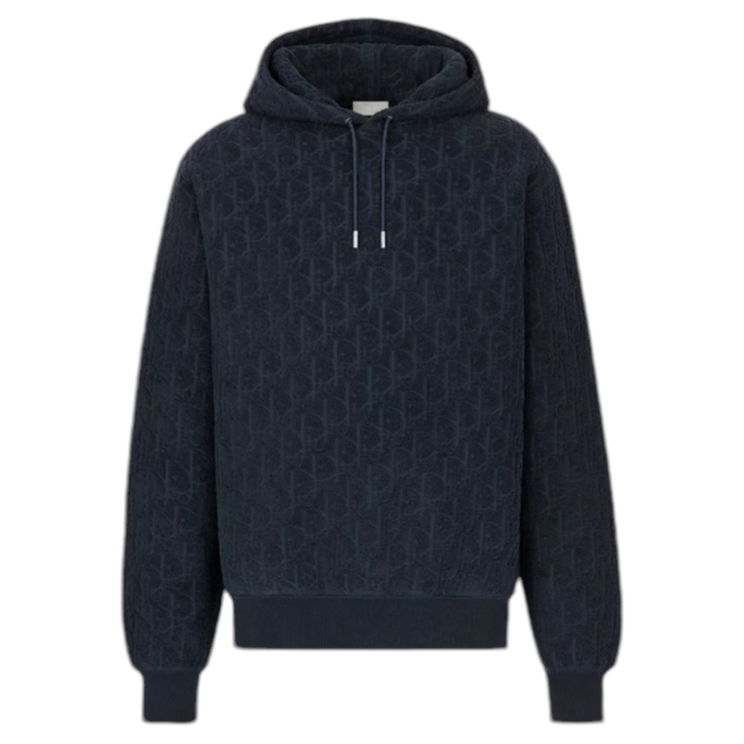 Dior Towelling Hoodie Navy