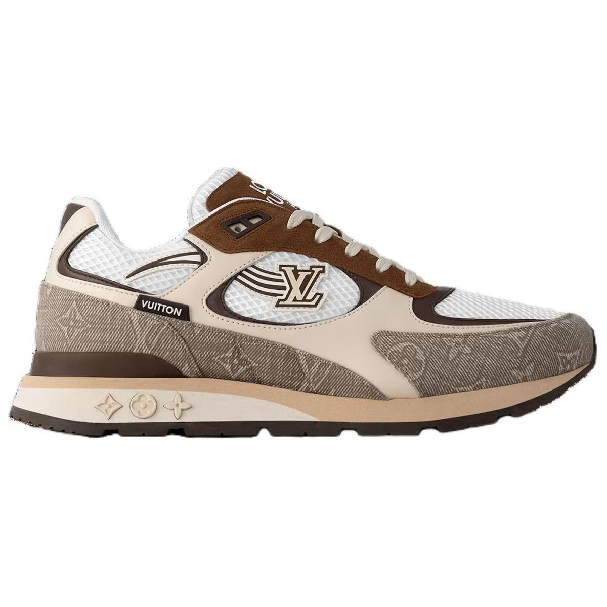 Louis Vuitton Run Away Sneaker in Brown Denim - Castel Clothing