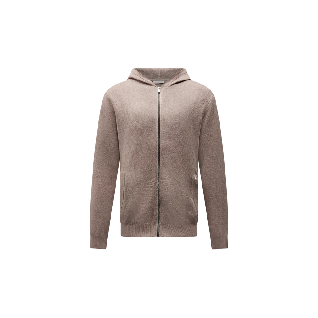 Peckham Rye Peckham Rye Milano Knit Hoodie Iron in Iron - Castel Clothing