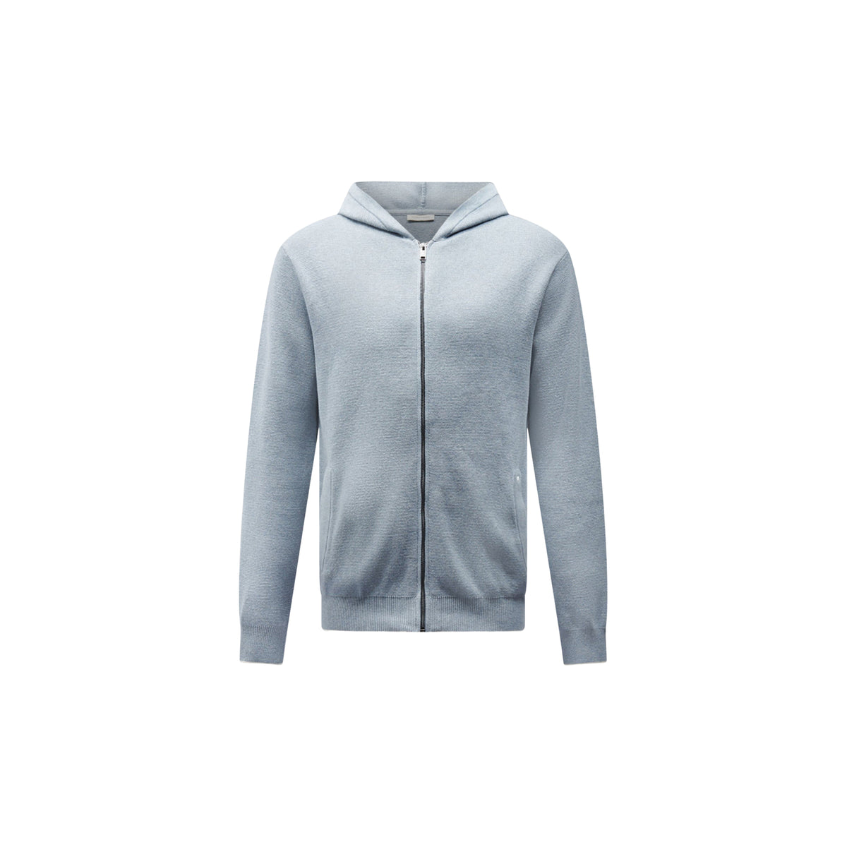 Peckham Rye Peckham Rye Milano Knit Hoodie Blue Blizzard in Blue Blizzard - Castel Clothing