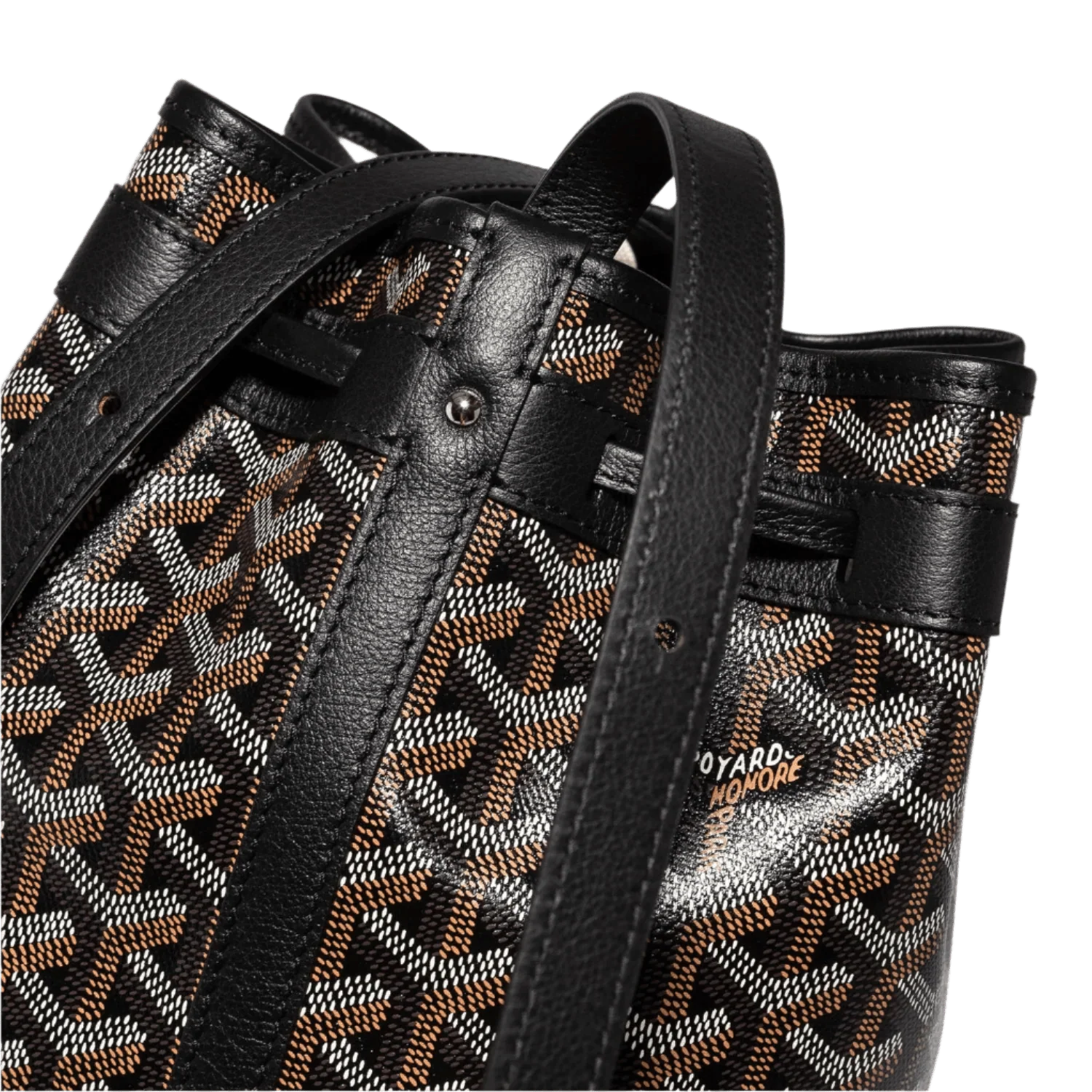 Goyard Petit Flot Bucket Bag Black