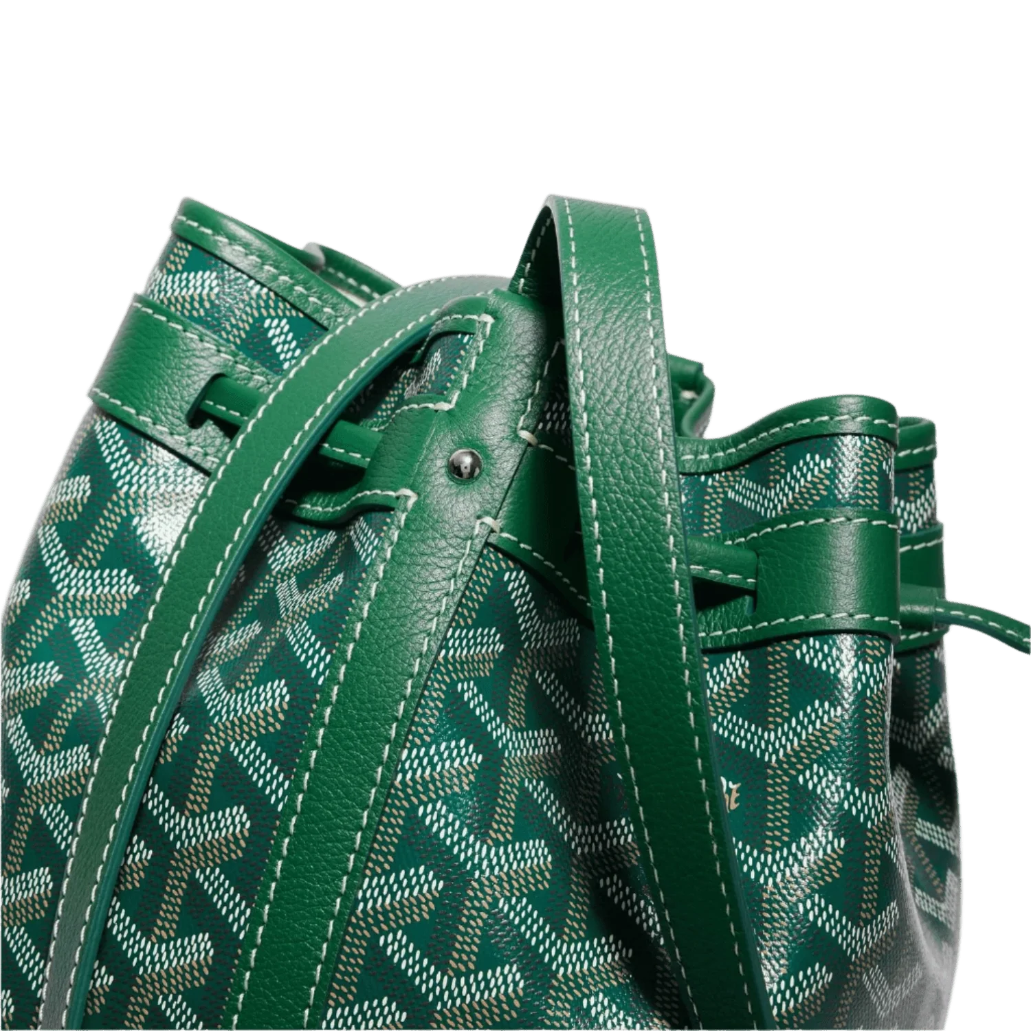 Goyard Petit Flot Bucket Bag Green