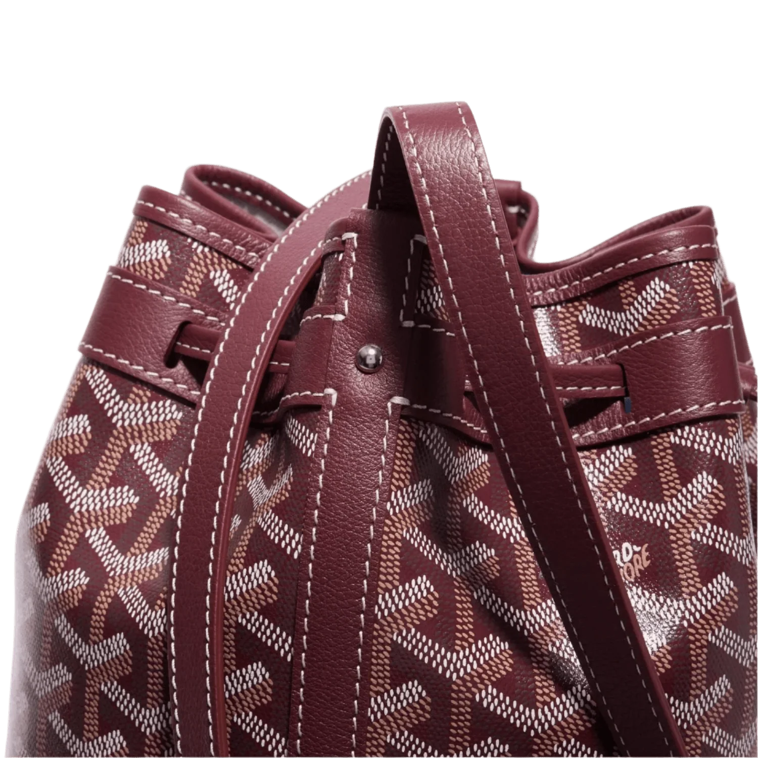 Goyard Petit Flot Bucket Bag Burgundy