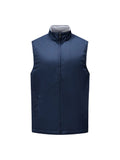 Light Padded Zip Vest in Dark Sapphire Navy