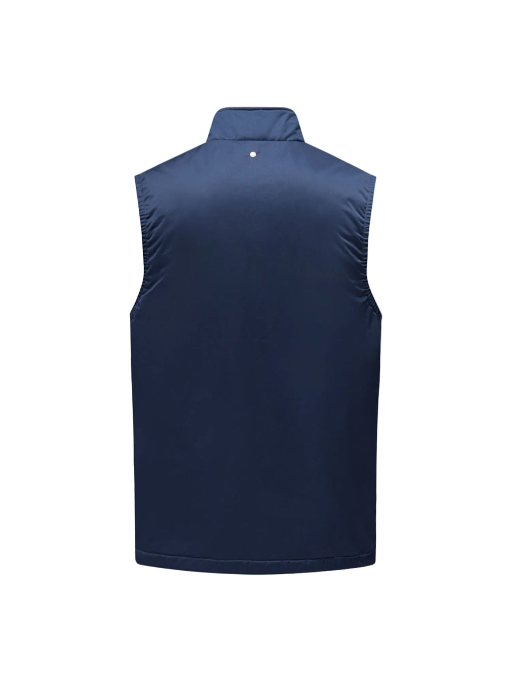 Light Padded Zip Vest in Dark Sapphire Navy