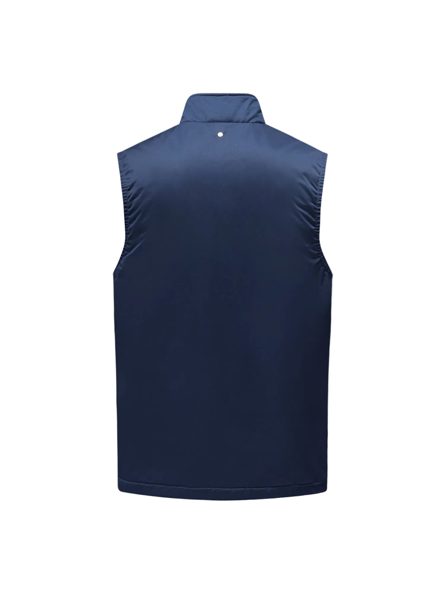 Light Padded Zip Vest in Dark Sapphire Navy