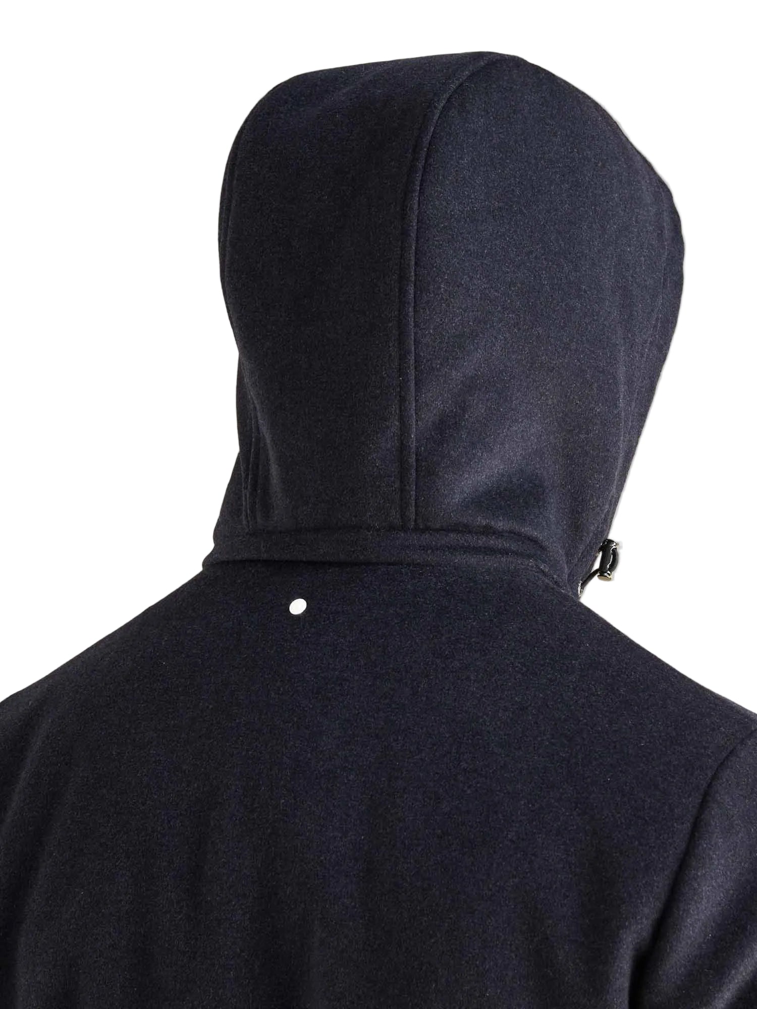 Wool Blend Padded Parka in Dark Sapphire Navy