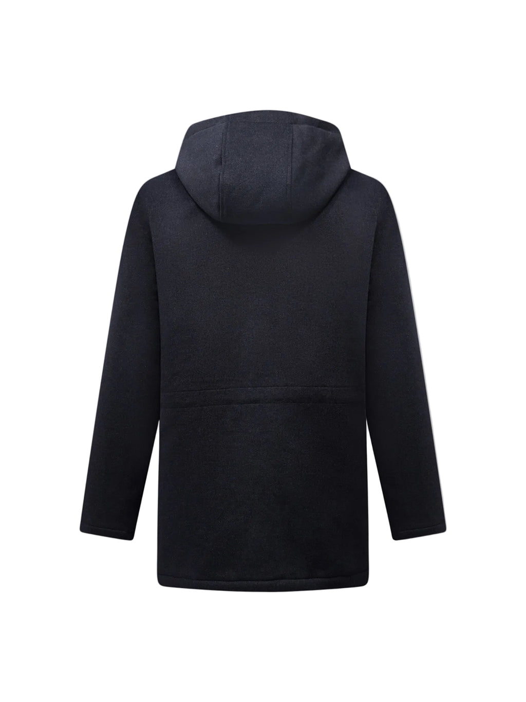 Wool Blend Padded Parka in Dark Sapphire Navy