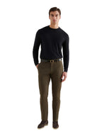 Stretch Cotton Trouser in Sea Turtle