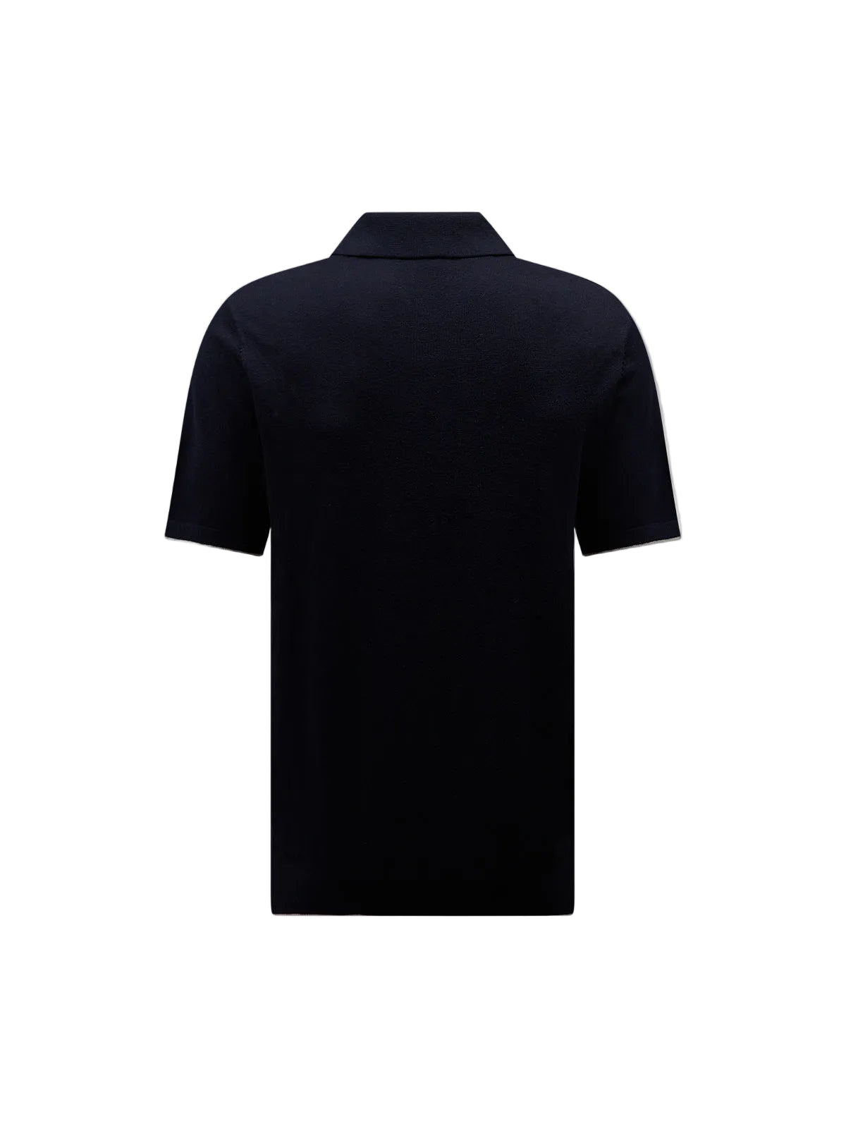 Jersey Knit Polo Shirt in Dark Sapphire Navy