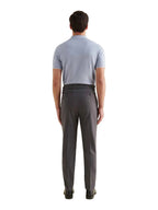 Jersey Knit Polo Shirt in Blue Blizzard