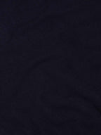 Jersey Knit Long Sleeve Polo Shirt in Dark Sapphire Navy
