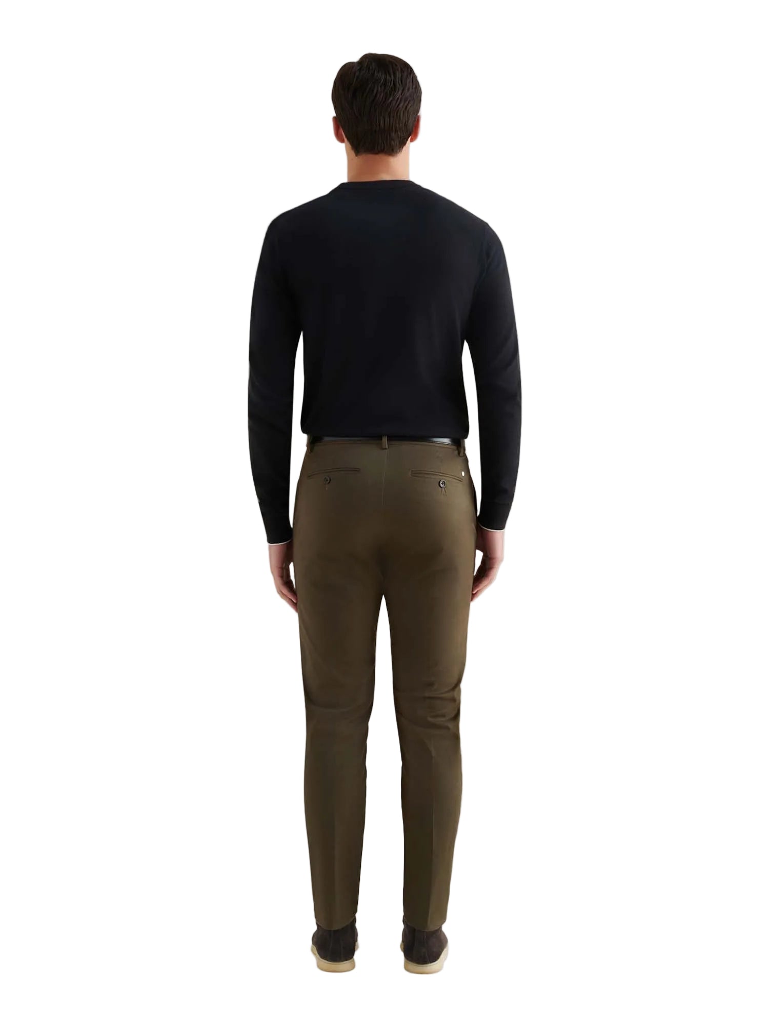 Jersey Knit Crew in Black