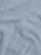 Milano Knit Zip Hoodie in Blue Blizzard