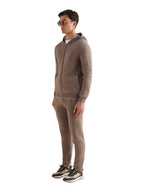 Milano Knit Zip Hoodie in Iron