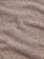 Twisted Yarn Knit Roll Neck in Simply Taupe