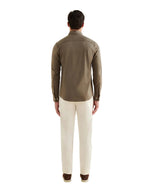Jersey Hidden-Button Shirt in Sea Turtle