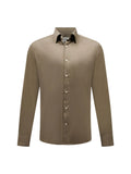 Jersey Hidden-Button Shirt in Sea Turtle