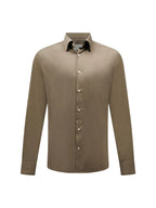 Jersey Hidden-Button Shirt in Sea Turtle