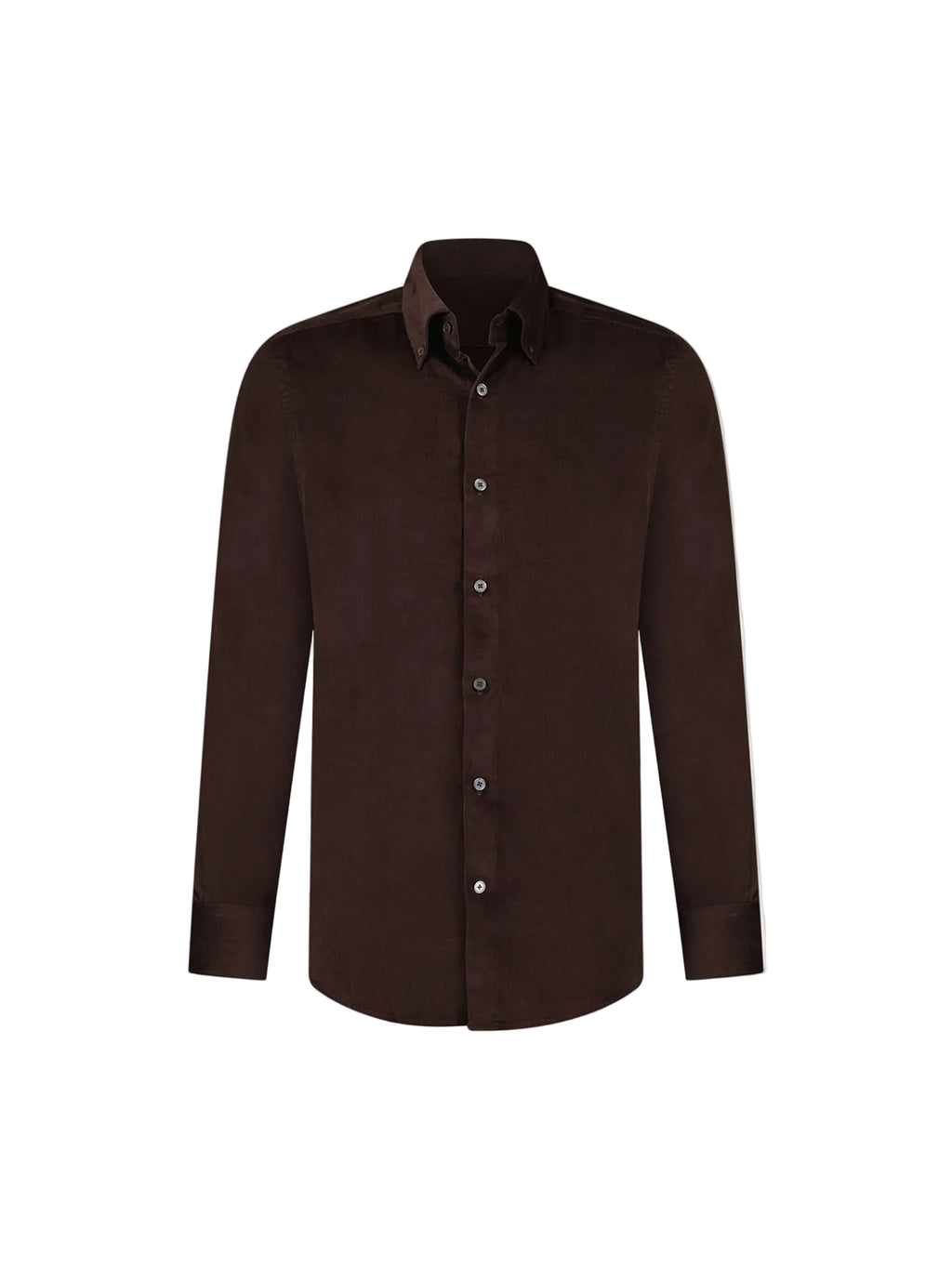 Micro Cord Button-Down Shirt in Java