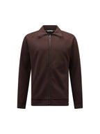 Jersey Interlock Zip Funnel Sweat in Java