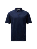 Slub Jersey Polo Shirt in Dark Sapphire Navy