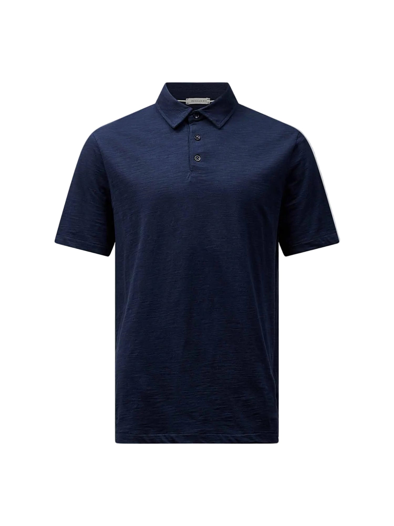 Slub Jersey Polo Shirt in Dark Sapphire Navy