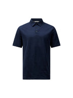 Mercerised Cotton Polo Shirt Dark Sapphire Navy