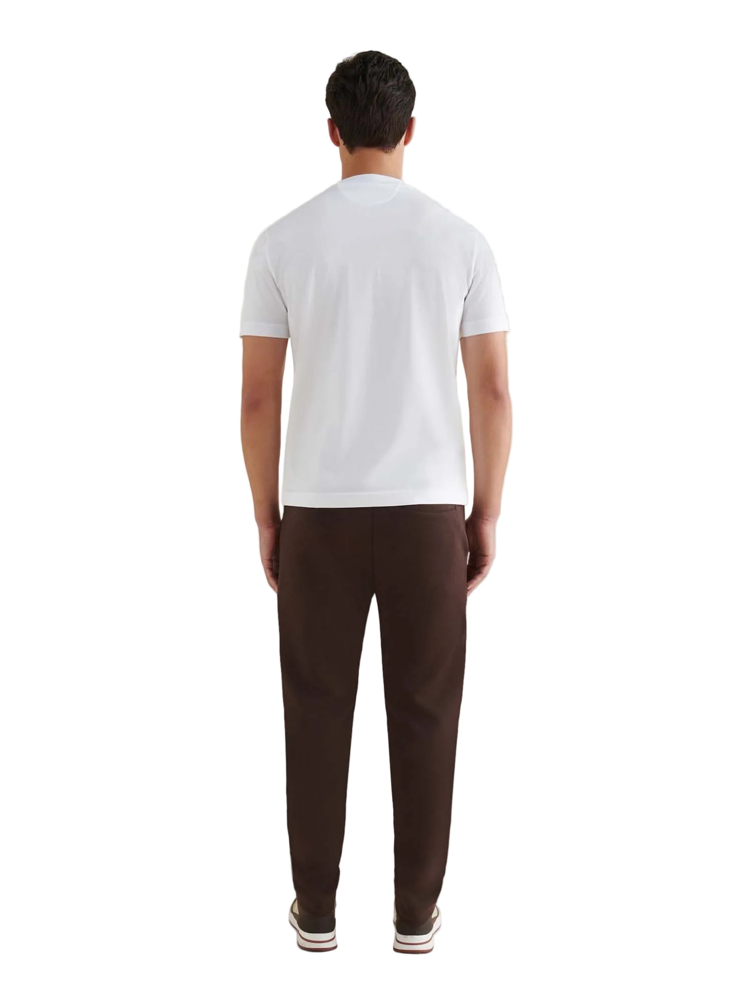 Mercerised Cotton T-Shirt Bright White