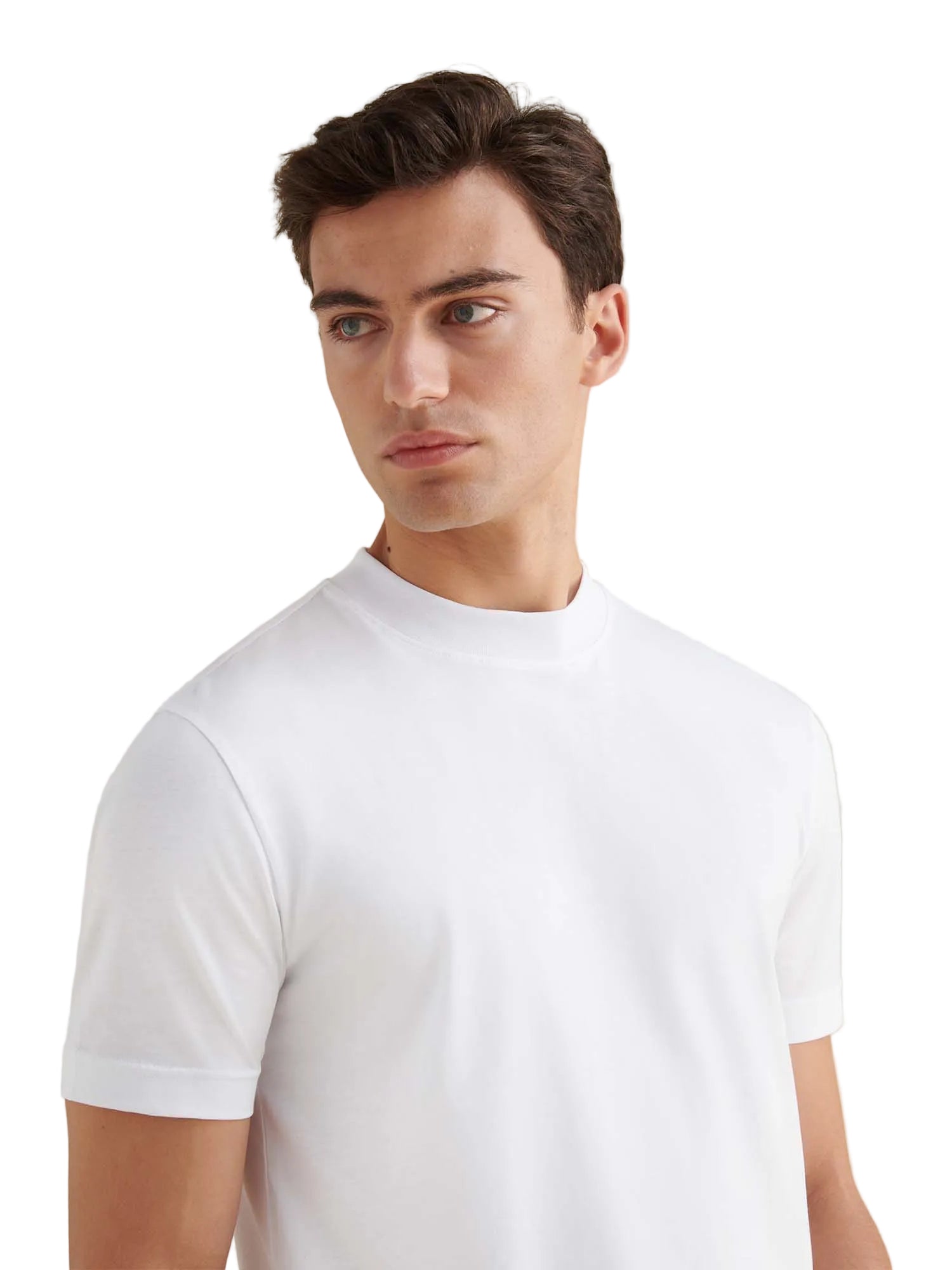 Mercerised Cotton T-Shirt Bright White