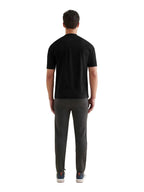 Mercerised Cotton T-Shirt Black