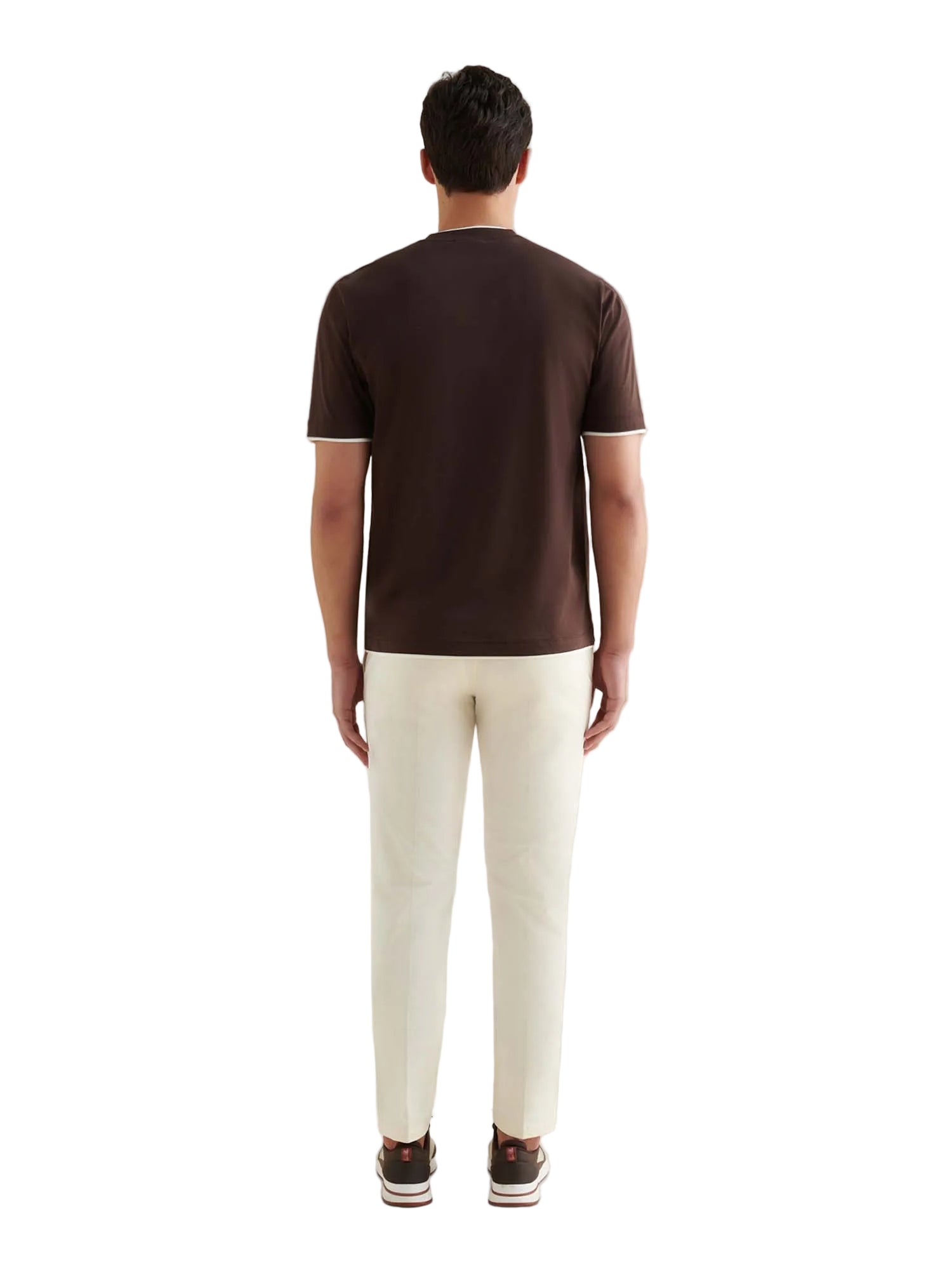 Double Layer Mercerised Cotton T-Shirt Java