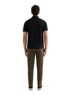 Mercerised Cotton Polo Shirt Black