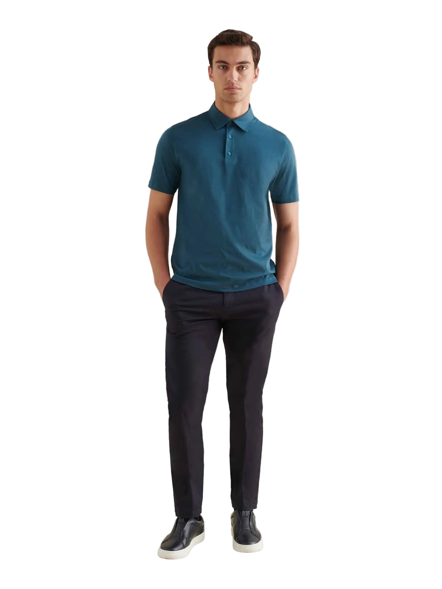 Mercerised Cotton Polo Shirt Stargazer