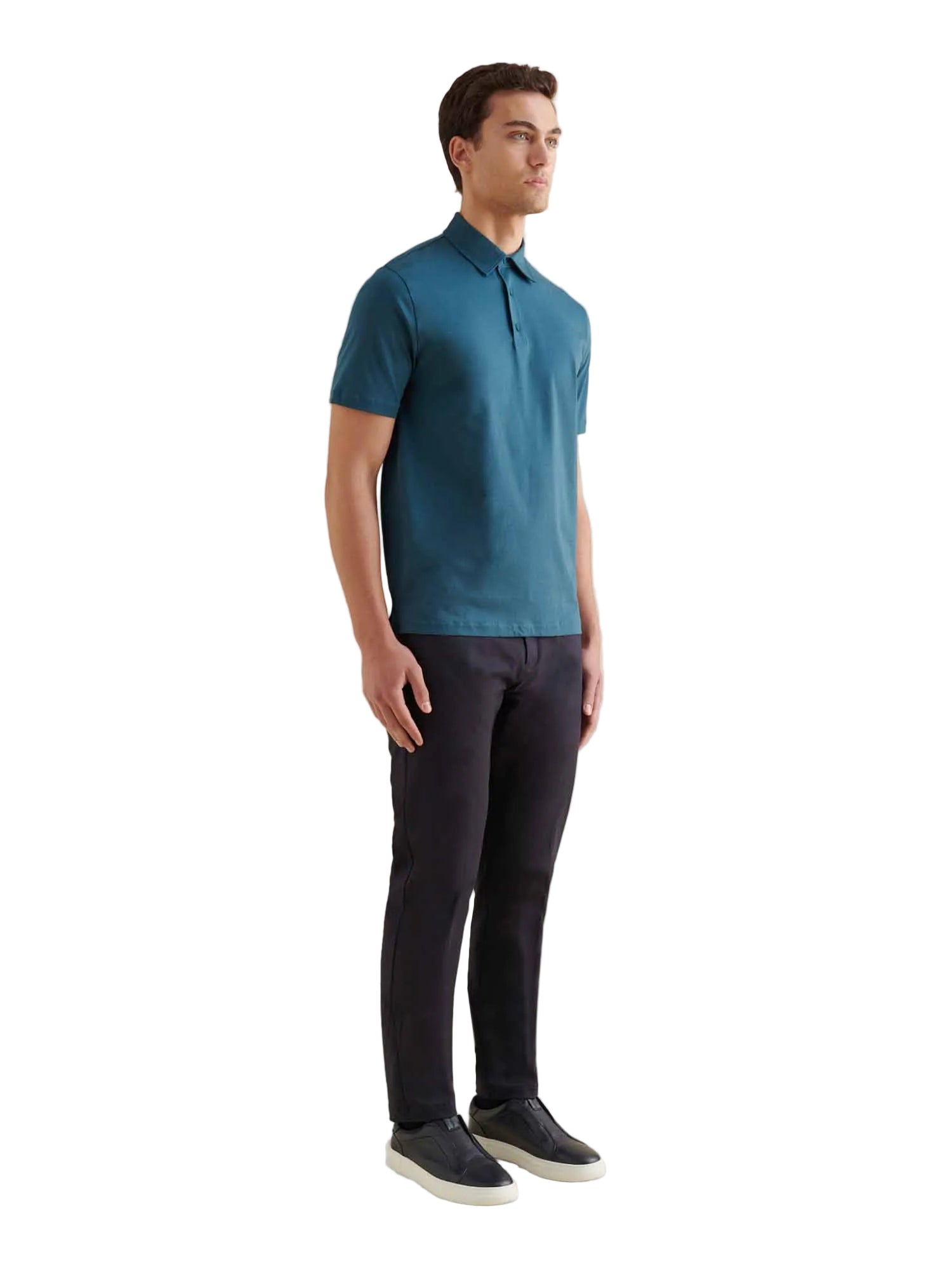 Mercerised Cotton Polo Shirt Stargazer