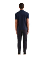 Mercerised Cotton Polo Shirt Dark Sapphire Navy
