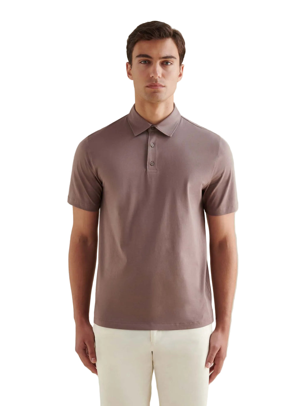 Mercerised Cotton Polo Shirt Iron