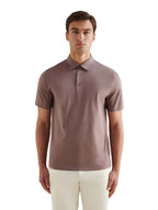 Mercerised Cotton Polo Shirt Iron