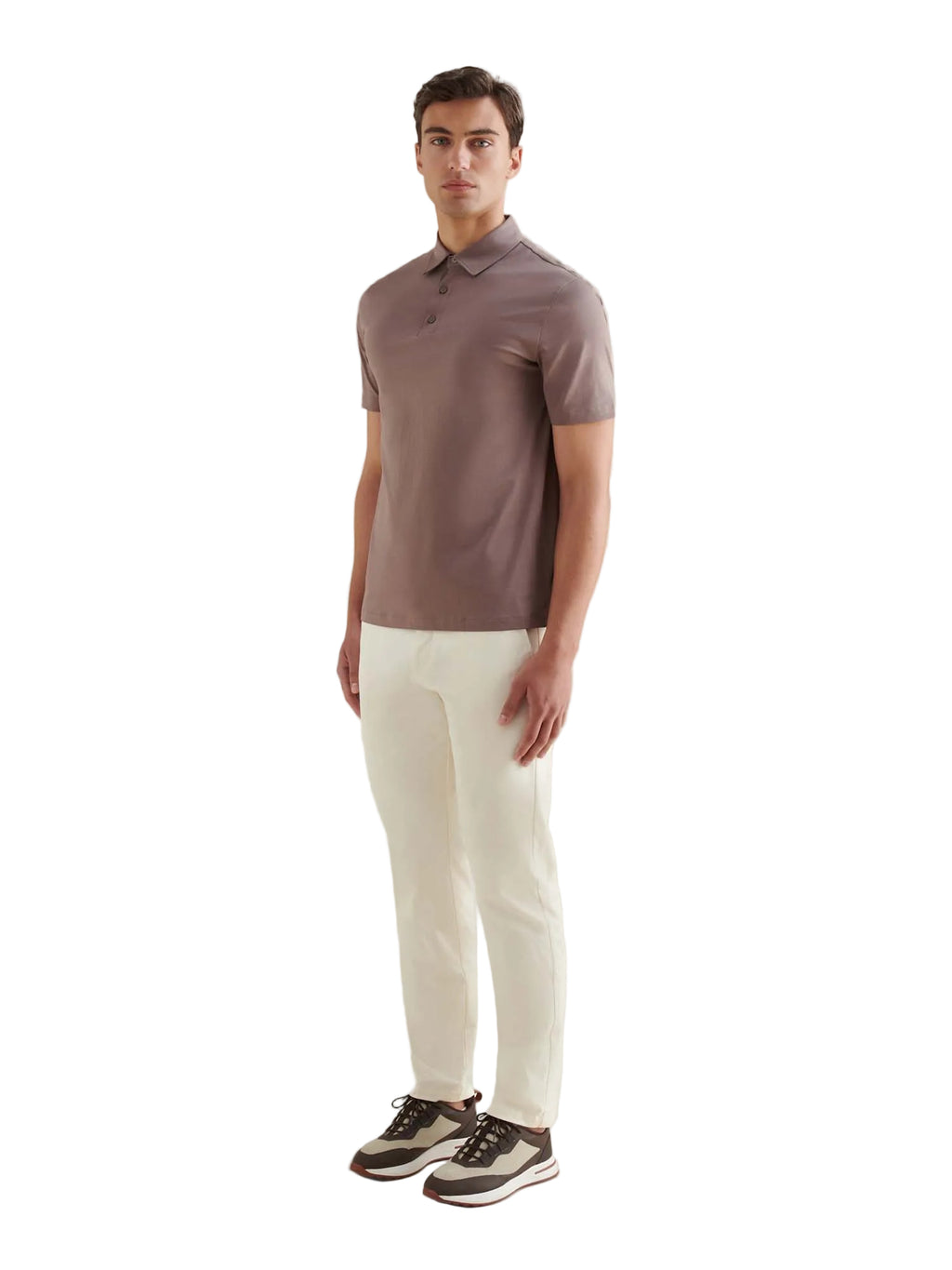 Mercerised Cotton Polo Shirt Iron