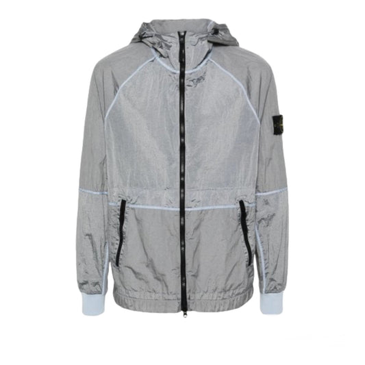 STONE ISLAND 42020 Nylon Metal Watro-TC Hooded Jacket Grey