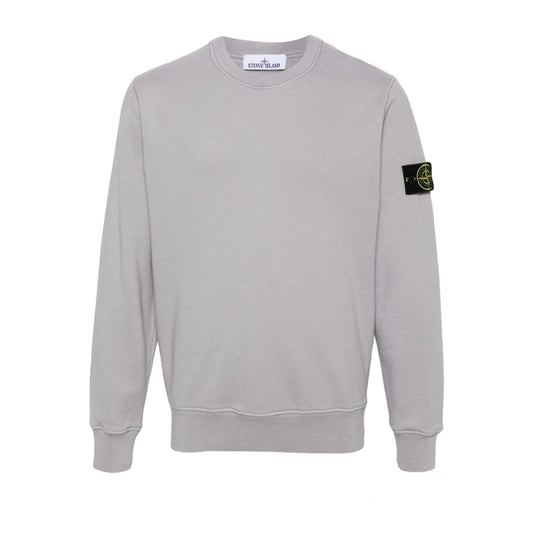 STONE ISLAND Classic Cotton Sweatshirt Grey