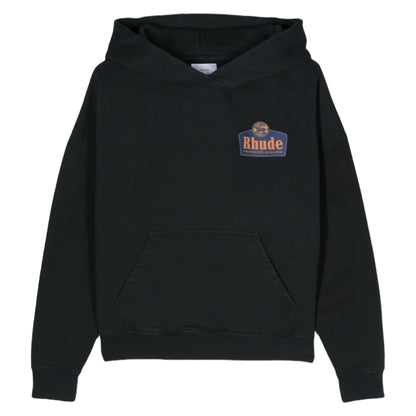 RHUDE Grand CRU Hoodie Black