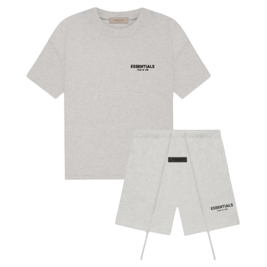 FOG Essentials SS22 Short set "Light Heather Oatmeal"