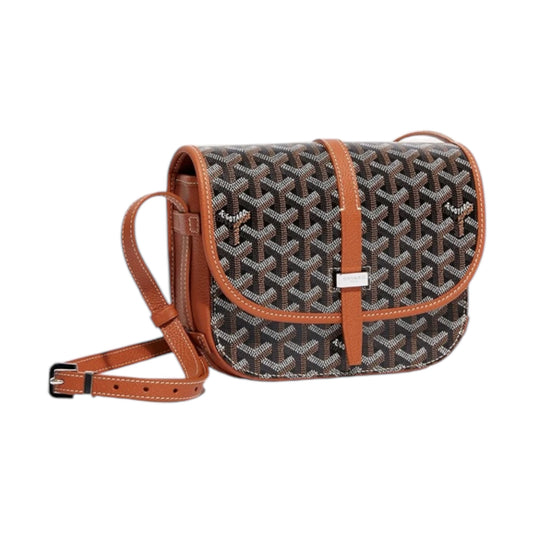 Goyard Belvedere PM Black and Tan