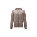 Milano Knit Zip Hoodie in Iron