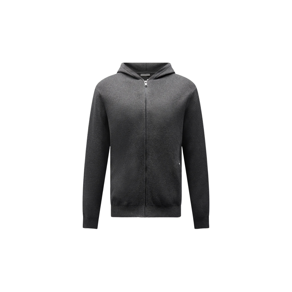 Peckham Rye Milano Knit Hoodie Charcoal