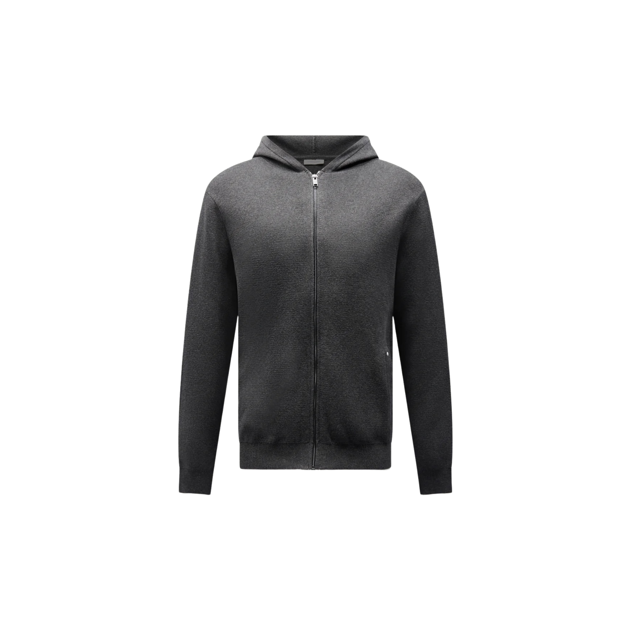Peckham Rye Milano Knit Hoodie Charcoal